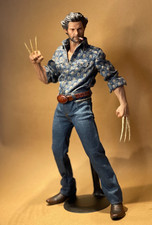 Usado, Boneco Logan Wolverine 1:6 HOT TOYS MMS660 com cabeça de charuto personalizada esculpida e suporte comprar usado  Enviando para Brazil