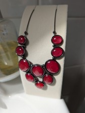 Necklace red stone for sale  CRIEFF