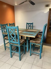 Rustic turquoise wood for sale  San Diego
