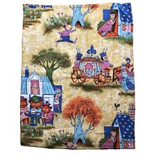 Cobertor trocador de bebê vintage feito à mão 19 x 24 contos de fadas pintado lateral comprar usado  Enviando para Brazil