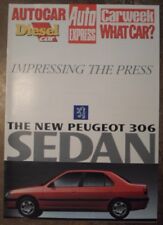 PEUGEOT 306 SEDAN original 1995 Reino Unido Mkt Impressões Publicidade / Folheto de Vendas comprar usado  Enviando para Brazil