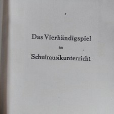 Vierhändigspiel schulmusikunt gebraucht kaufen  Köln