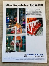 Werbeprospekt giant drop gebraucht kaufen  Pfaffenhofen a.d.Ilm