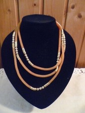 Collana color beige usato  Como