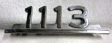 Vintage - ARPRA 1113 - Emblema de metal cromado - 6-3/4 polegadas - Caminhão # - Roteiro comprar usado  Enviando para Brazil