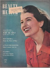 Beauty and Health Magazine April 1942 Glands Alcoholic Retro Fashion and Health segunda mano  Embacar hacia Mexico