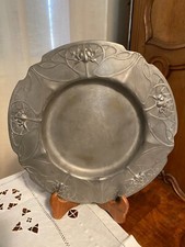 Plateaux étain ancien d'occasion  Baillargues