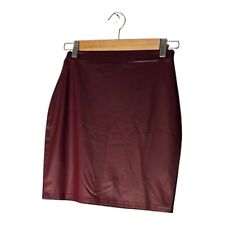 Missguided maroon faux for sale  BRISTOL