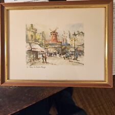 Watercolor print paris for sale  Hermann