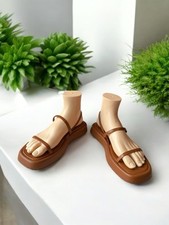 Sandalias Marrón De Piel Zara comprar usado  Enviando para Brazil