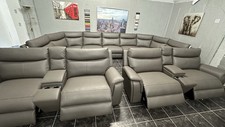 Leather electric recliner for sale  BOLTON
