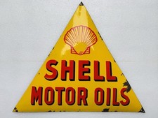 Emailschild shell motor gebraucht kaufen  Schiffweiler