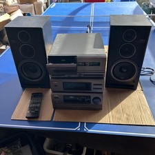 Usado, Aiwa NSX-D9 raro sintonizador estéreo MSX-D9 TX-N9 par de cassete SX-N7 controle remoto RC-TN9F comprar usado  Enviando para Brazil