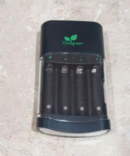 Usado, Carregador de bateria IGO GREEN alcalino e NiMH recarregável AA AAA 4 slots 9700297 parede comprar usado  Enviando para Brazil
