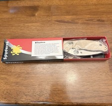 Spyderco manix brown for sale  Millbrook