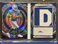 2023 Spectra FOTL Rookie Genesis livreto Anthony Richardson remendo de novato autografado /5 comprar usado  Enviando para Brazil