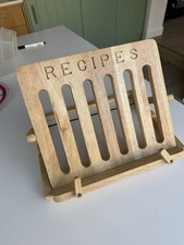 Wooden cook book for sale  HAYWARDS HEATH
