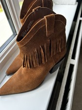 Brown fringed festival for sale  STOKE-ON-TRENT