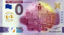 Używany, Zero 0 euro banknot - 0 euro - Holandia - 750 Amsterdam 2025-4 rocznica na sprzedaż  Wysyłka do Poland