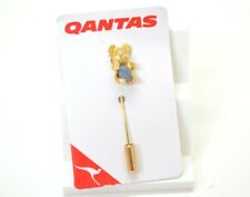 Broche triplo opala vintage coala semiprecioso tom dourado chapéu lapela bolsa engrenagem Qantas comprar usado  Enviando para Brazil