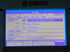 Usado, Tela LCD para Yamaha PSR S500 S550 S650 DGX-520/620/630/640 mm6 mm8 comprar usado  Enviando para Brazil