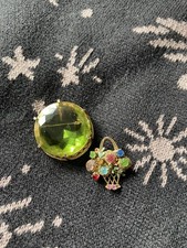 Vintage glass brooches for sale  GOOLE