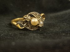 Bague ancienne jaune d'occasion  Franconville