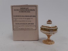 Usado, Caixa de bugigangas de ovo de codorna pérola branca caixa colecionável estilo decoração para casa comprar usado  Enviando para Brazil