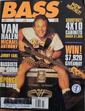 Bass Player Magazine - Michael Anthony - November 1995 comprar usado  Enviando para Brazil