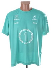 CAMISA DE CORRIDA FORMULA 1 AMG MERCEDES 2017 WINNERS GG feminina comprar usado  Enviando para Brazil