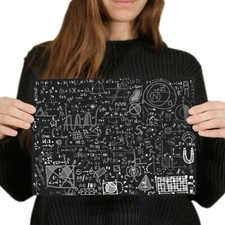 Science school blackboard for sale  SELBY