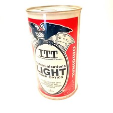 Lata de metal novidade publicidade fibra óptica leve ITT Communications, usado comprar usado Lata de metal novidade publicidade fibra óptica leve ITT Communications, usado comprar usado  Enviando para Brazil
