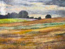 Franz Ehmke 1928 -2018 Berlin Blankenfelder Chaussee Lübars Pastel Assinado comprar usado  Enviando para Brazil