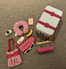 Juego de equipaje y accesorios estilo viaje American Girl. Usado en excelente estado. segunda mano  Embacar hacia Mexico