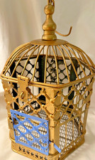 vintage cage bird decorative for sale vintage cage bird decorative for sale  Santa Barbara