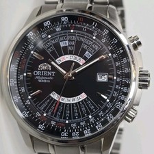 Relógio automático Orient calendário plurianual preto 42mm comprar usado  Enviando para Brazil