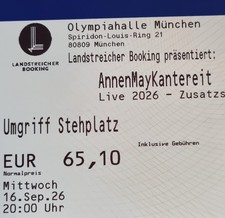 Tickets annenmaykantereit mün gebraucht kaufen  Fellbach