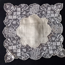 Antique silk handkerchief d'occasion  Expédié en Belgium
