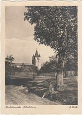 Używany, AK Oppurg / Oberoppurg / Thür. - Stary ufortyfikowany kościół - A. Dick - przed 1940 na sprzedaż  Wysyłka do Poland