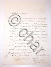 Autografo lettera stanislao usato  Vimodrone