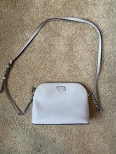 Bolsa tiracolo Michael Kors Cindy Saffiano couro cinza/azul prata comprar usado  Enviando para Brazil