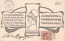 Mantova - X Congresso Sanitario Interprovinciale - fp vg 1902 comprar usado  Enviando para Brazil