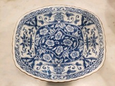 Prato tigela multiuso Andrea by Sadek Japão azul e branco floral porcelana comprar usado  Enviando para Brazil