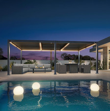 Pergola bioclimatique aluminiu d'occasion  Paris X