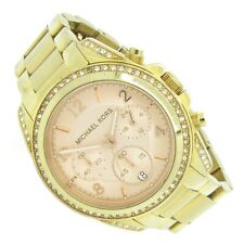 MICHAEL KORS Damen Chronograph Armbanduhr Datum Rosé MK-5263 10ATM Batt neu S22, usado comprar usado  Enviando para Brazil