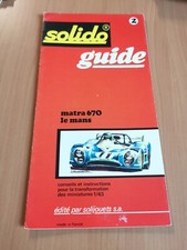 Solido guide matra d'occasion  Pornichet