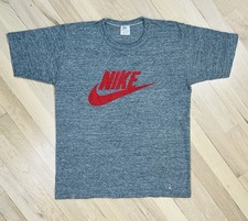 Camiseta Vintage Nike Air Swoosh Tamanho Antigo Médio Logotipo Ponto Único Anos 70, usado comprar usado  Enviando para Brazil