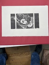 Woodblock print original for sale  Lenox