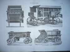 Gravure 1880 matériel d'occasion  Paris XI