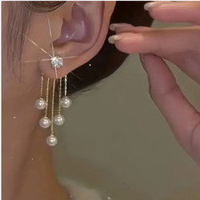 Pearl earrings halo for sale  Sulphur Springs